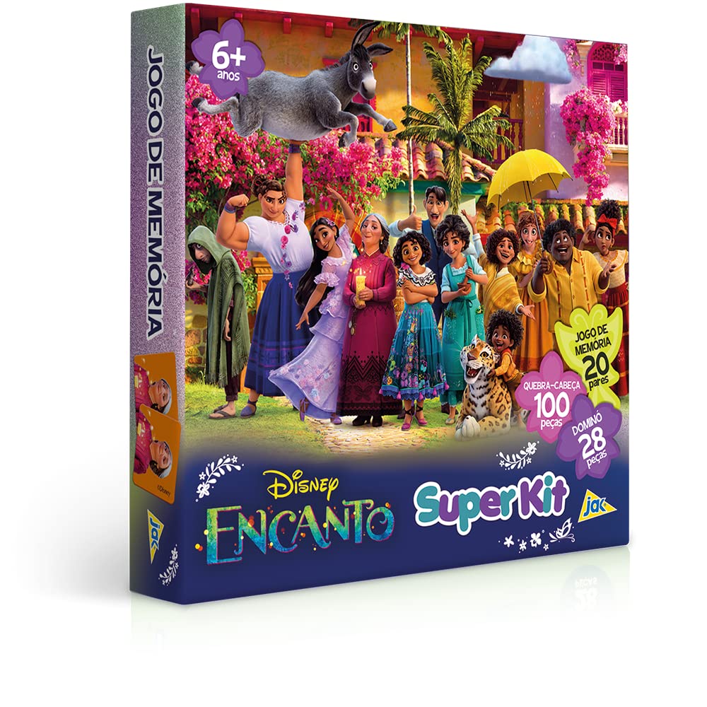 Toyster - Super Kit: Encanto - 3 jogos em 1 (Quebra-cabeça 100
